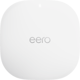 Wall-mounted access point with a white power indicator light near the top.